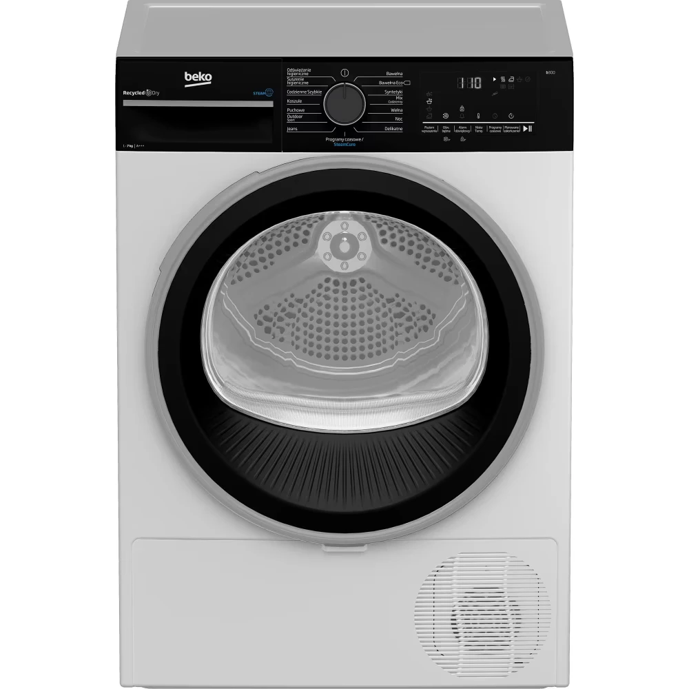 Beko B3T67249WBPB – najlepsze suszarki slim do ubrań