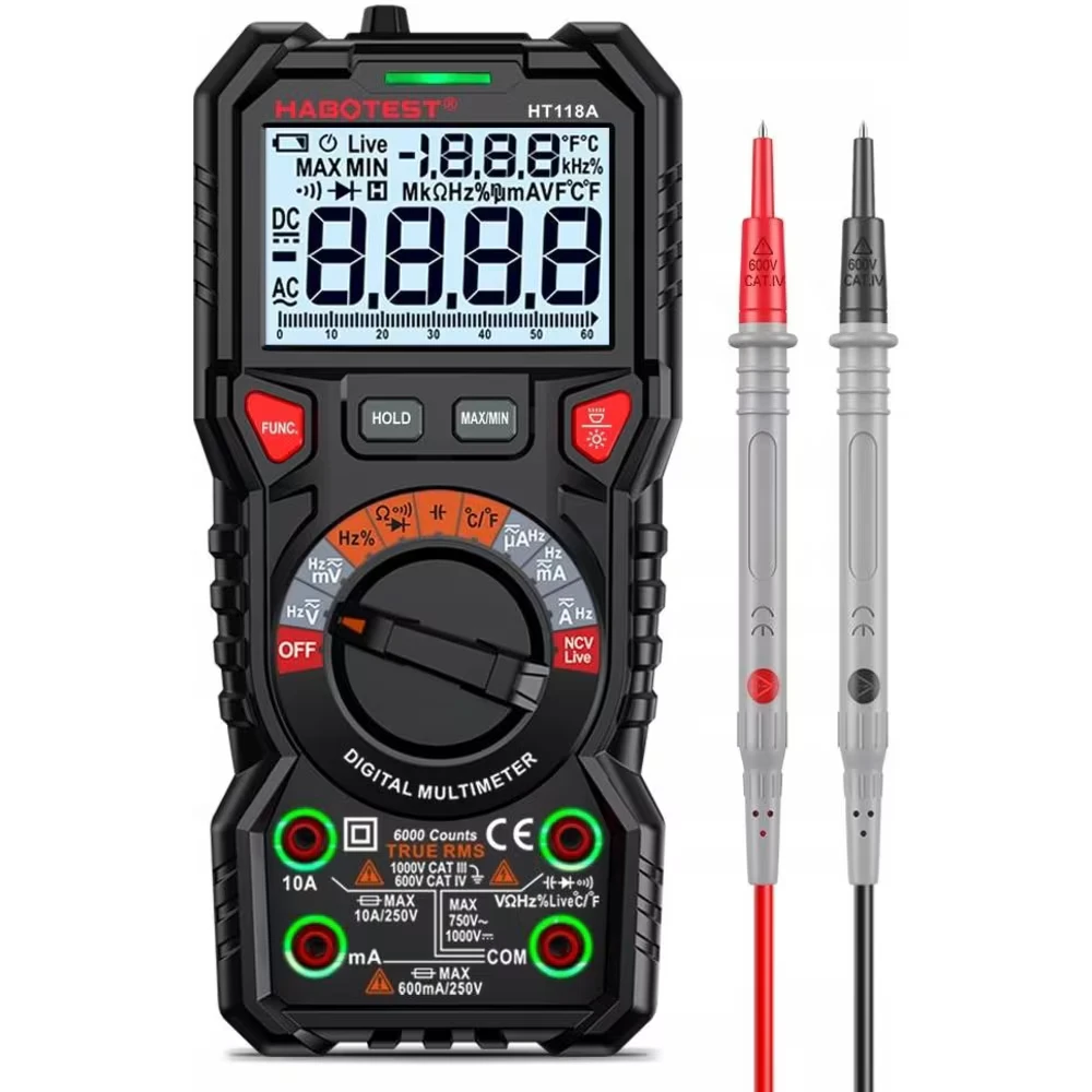 Habotest HT118A – najlepsze multimetry dla elektryka