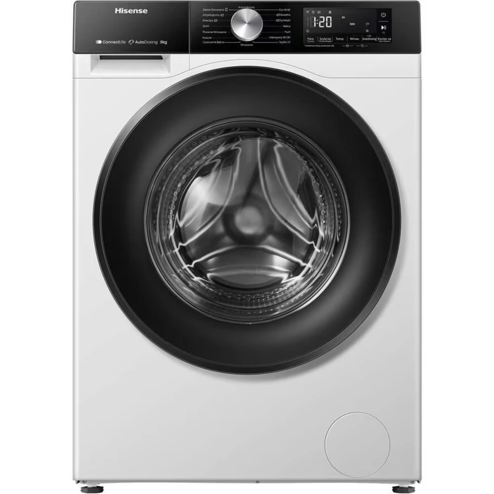 Hisense WF3S8045BW3PL – najlepsze pralki slim
