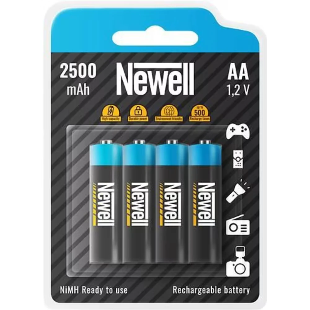 Newell AA 2500mAh (4 szt.) – najlepsze akumulatorki AA