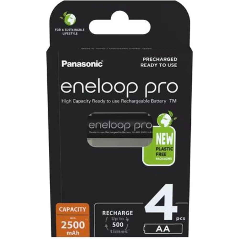 Panasonic Eneloop Pro 2500mAh (4 szt.) – najlepsze akumulatorki AA