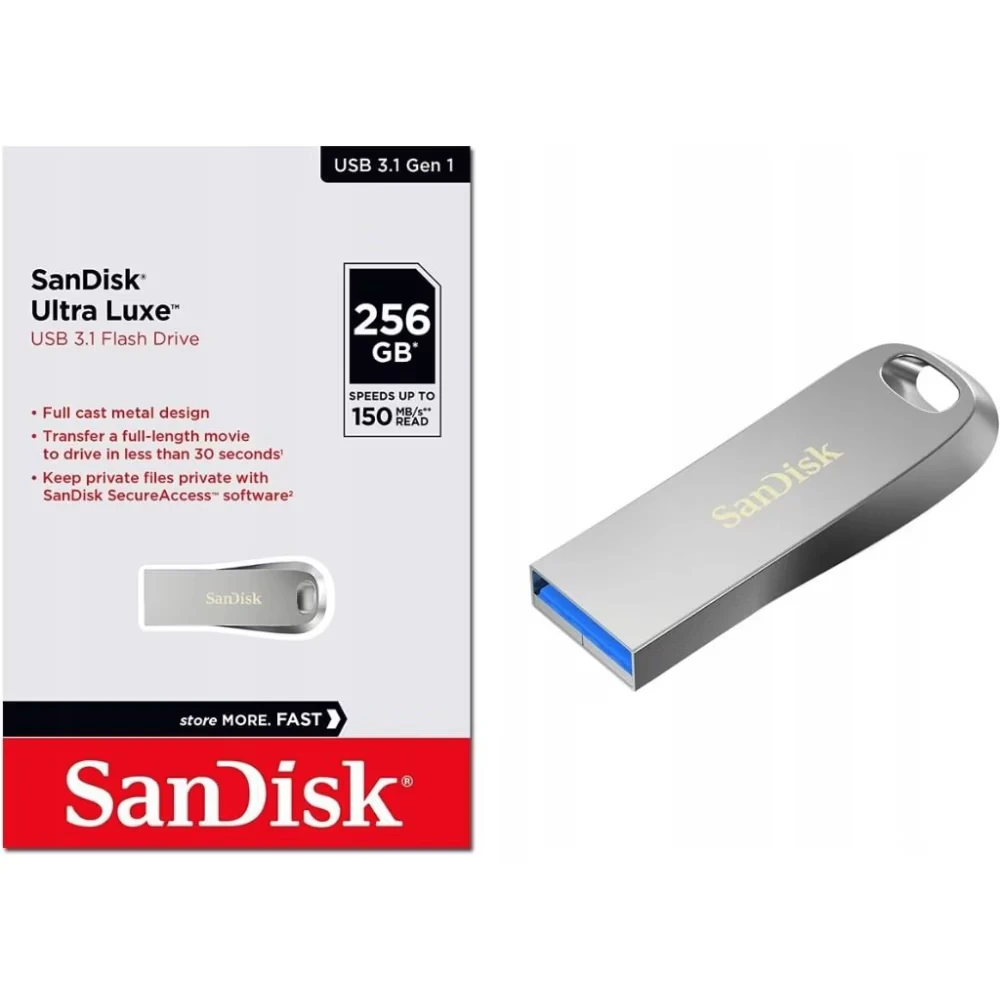 SanDisk Ultra Luxe 256GB USB 3.1 – najlepsze pendrive'y 256gb
