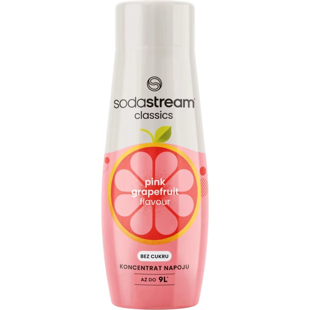 SodaStream Syrop Różowy Grejpfrut Zero 440 ml – najlepsze syropy do saturatorów