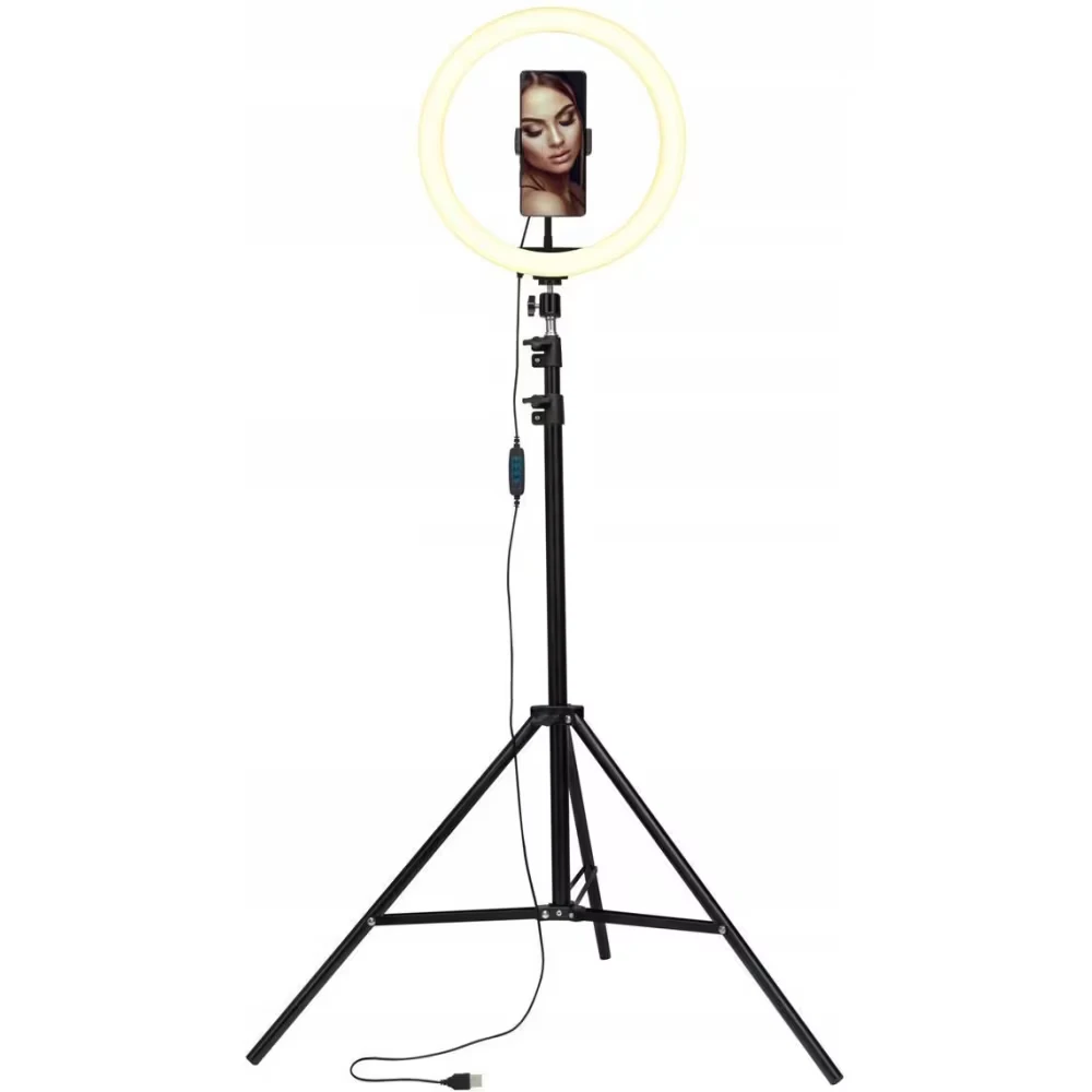 XLINE Lampa pierścieniowa ze statywem 210 cm SF600 selfie – najlepsze lampy pierścieniowe