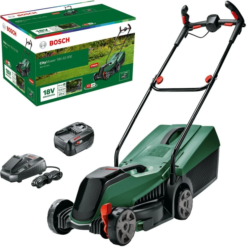 Bosch CityMower 18V-32-300 – najlepsze kosiarki akumulatorowe