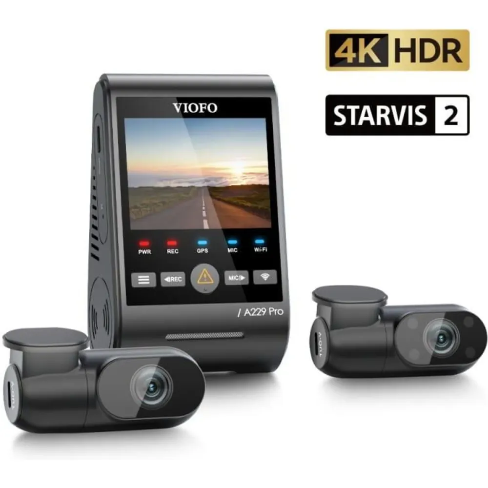 Viofo A229 Pro – najlepsze kamery samochodowe