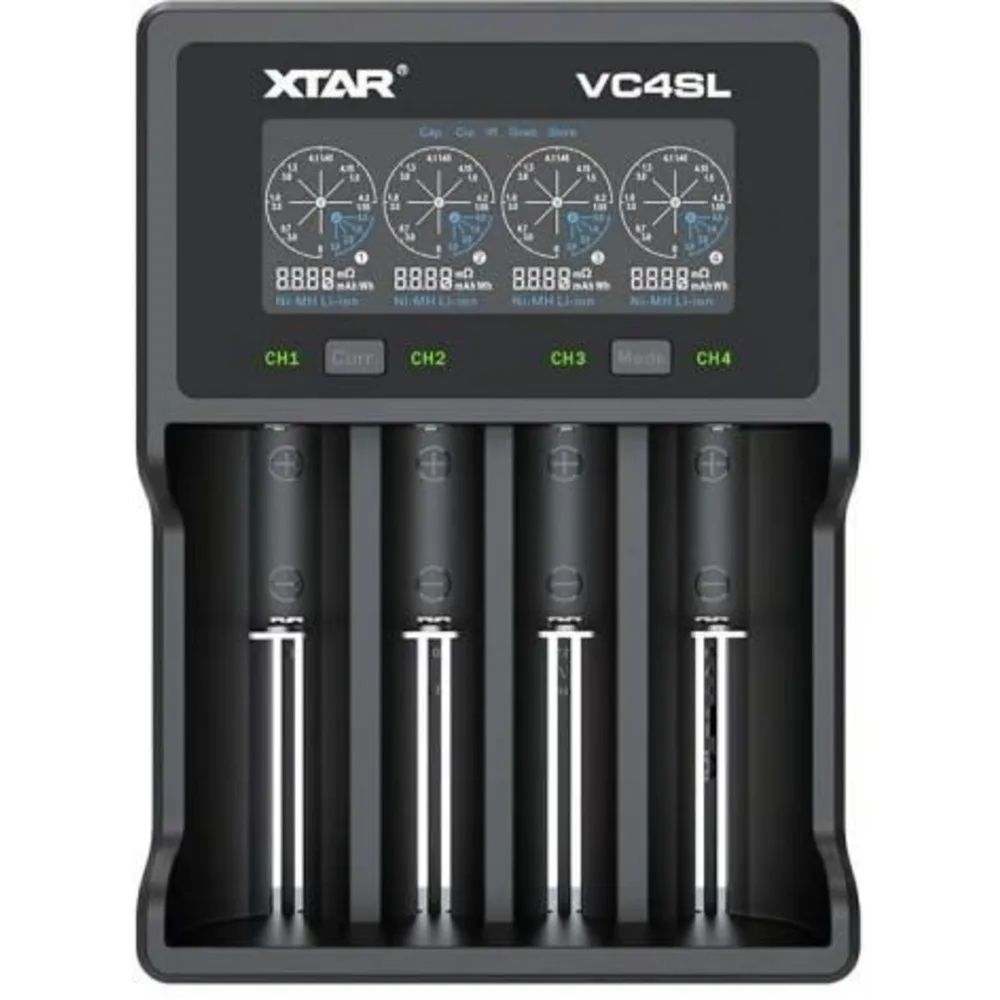 XTAR VC4SL – najlepsze ładowarki do akumulatorków