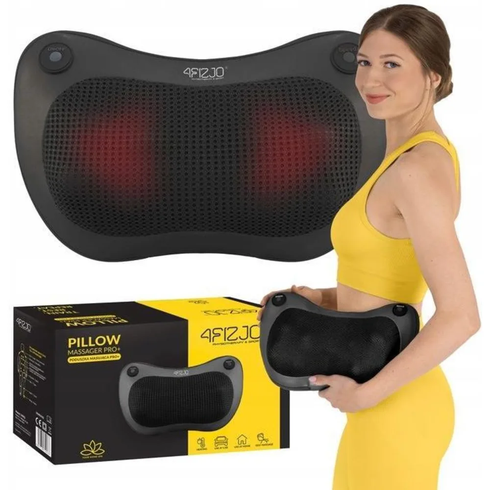 4FIZJO Poduszka Masująca Shiatsu Pro+ – najlepsze poduszki masujące