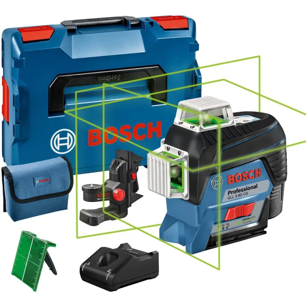 Bosch GLL 3-80 CG Professional – najlepsze lasery krzyżowe