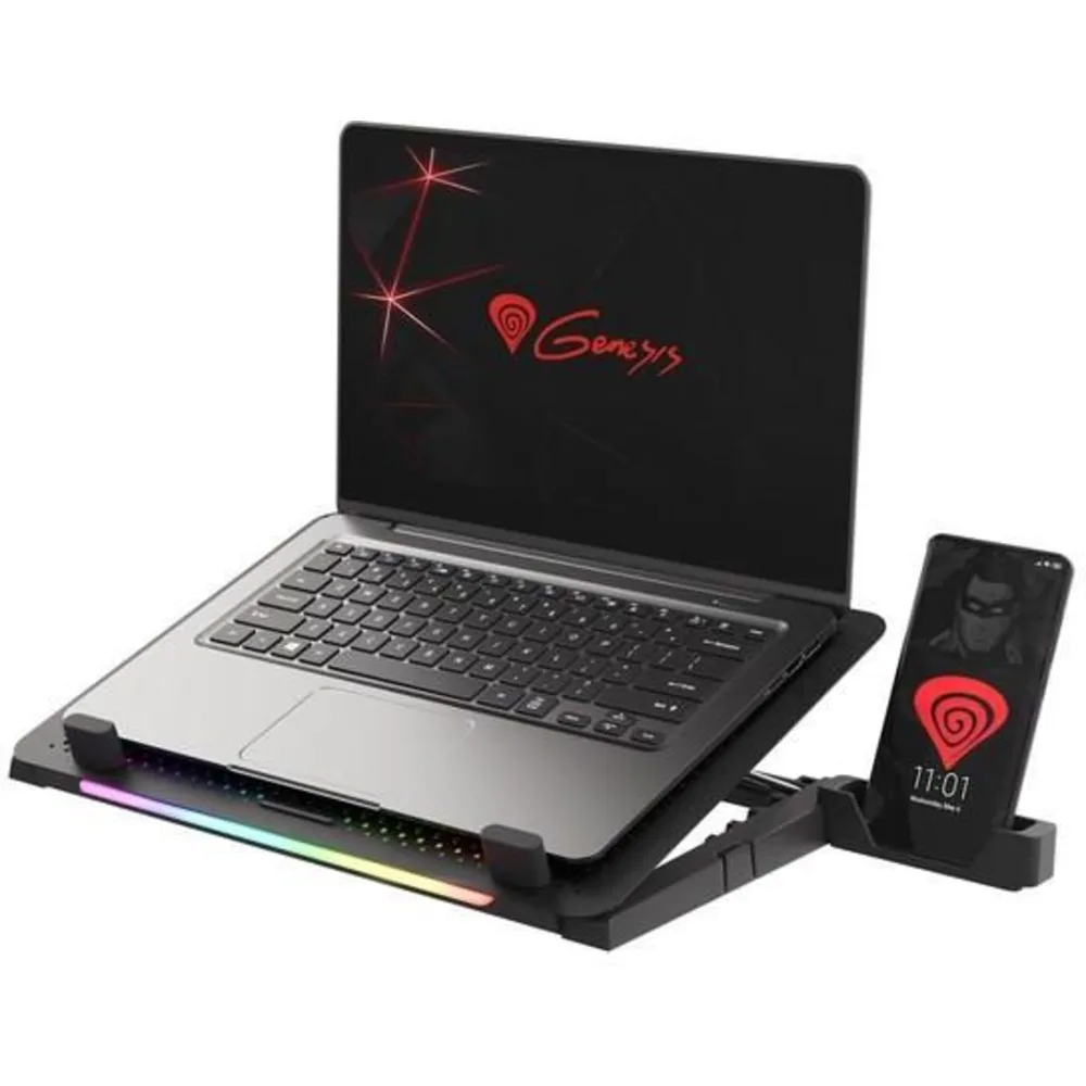 GENESIS Oxid 450 RGB – najlepsze podstawki pod laptopy