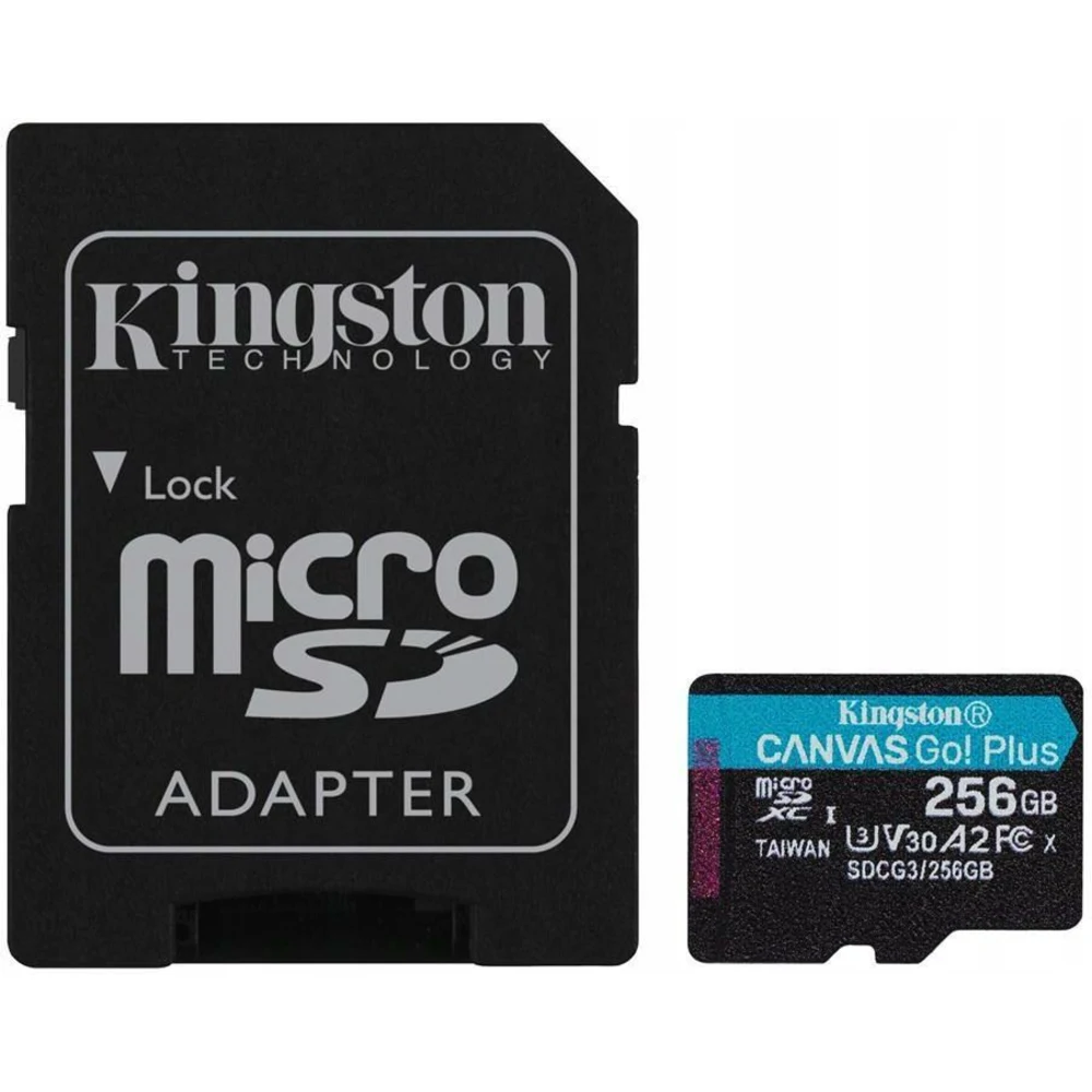 Kingston Canvas Go! Plus microSDXC 256GB – najlepsze karty pamięci do smartfonów