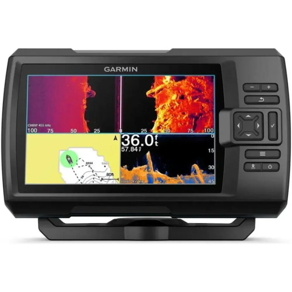 Garmin Striker Vivid 7sv z przetwornikiem GT52HW-TM – najlepsze echosondy wędkarskie