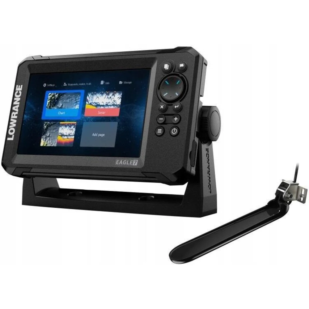 Lowrance Eagle 7 z przetwornikiem TripleShot HD – najlepsze echosondy wędkarskie