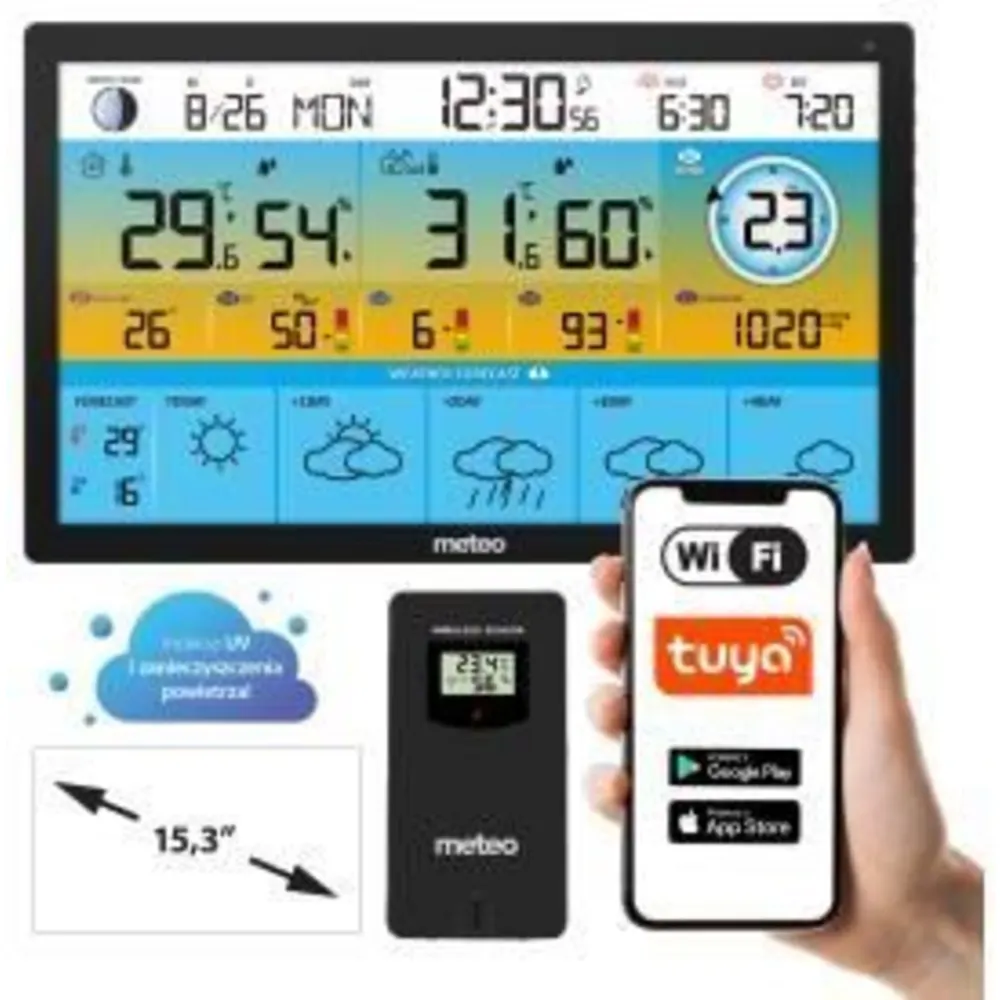 Meteo SP500 Wi-Fi – najlepsze termometry wewnętrzne i zewnętrzne