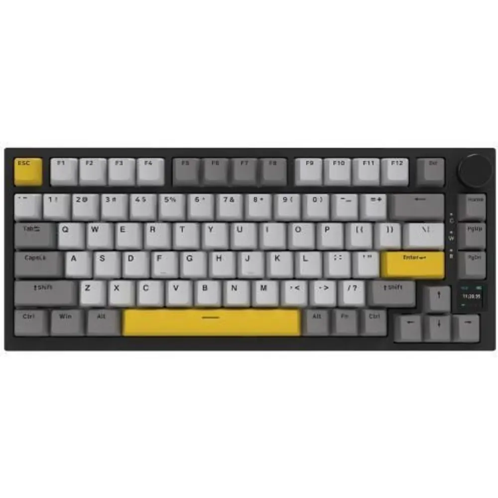Ajazz AK820 Pro Czarny-Szary-Żółty – najlepsze klawiatury mechaniczne do 300 zł