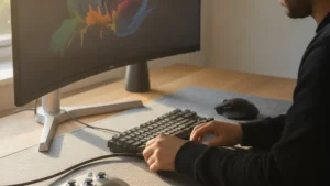 Okładka rankingu: Jakie monitory 32 cale 4K wybrać do pracy i gry? Ranking TOP 5 na 2026 - Hity Zakupowe 2026