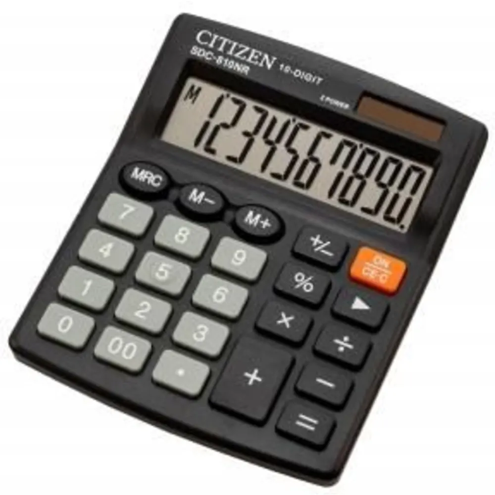 Citizen SDC-810NR – najlepsze kalkulatory biurowe