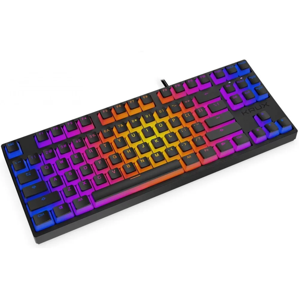 Krux Atax PRO RGB Pudding – najlepsze klawiatury mechaniczne do 200 zł