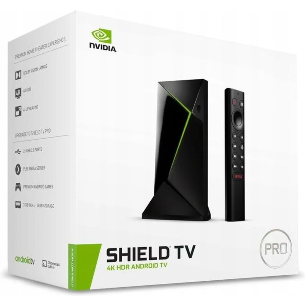 NVIDIA Shield TV Pro 16GB – najlepsze przystawki Smart TV Box