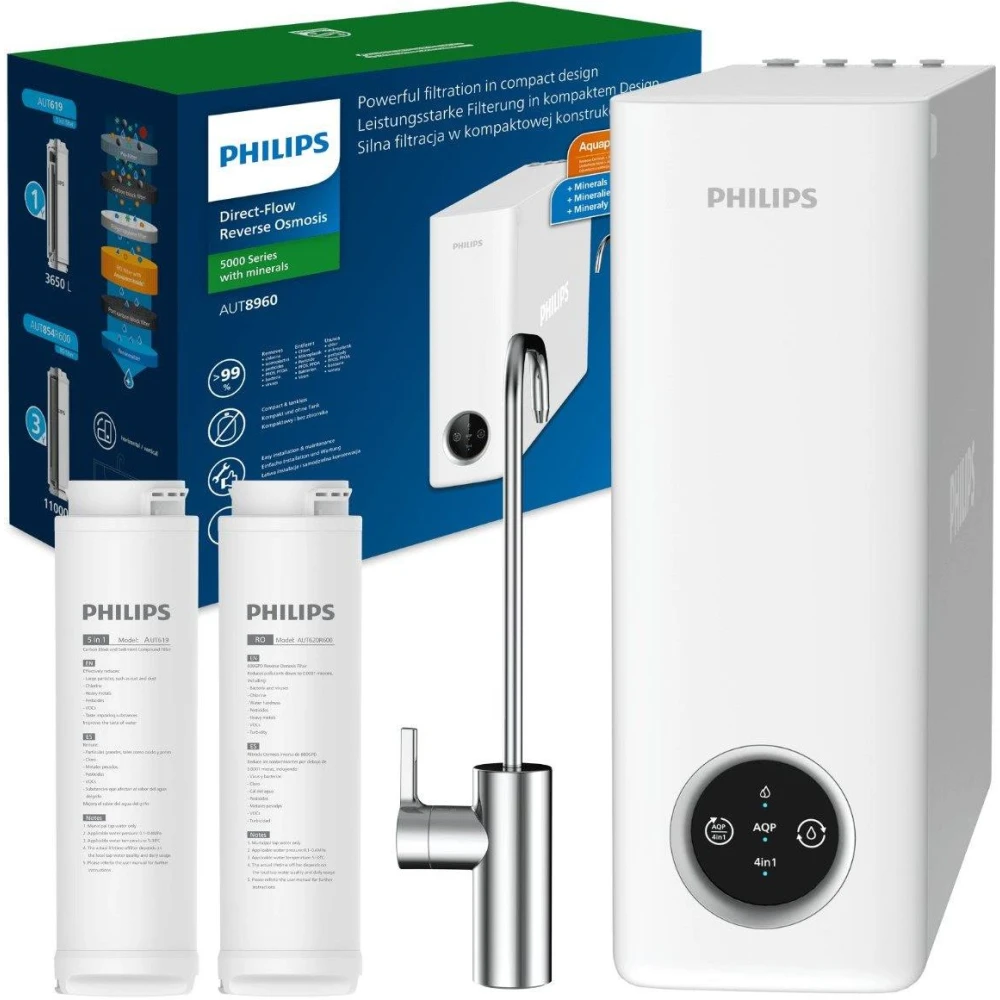 Philips AUT8960/10 – najlepsze filtry odwróconej osmozy