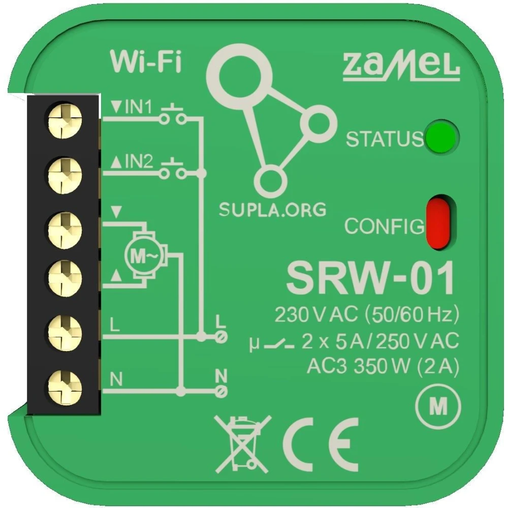 Zamel Supla SRW-01 – najlepsze silniki do rolet i zasłon