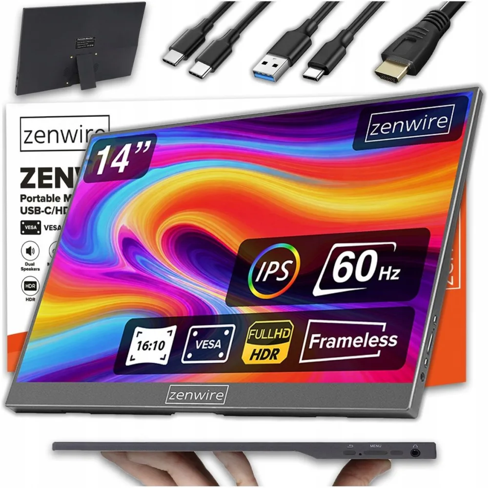 Zenwire AMG14 – najlepsze monitory przenośne